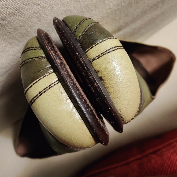 Vintage Prada Square Toe Color block Pumps, Size 39 US 8.5 - Picture 6 of 12